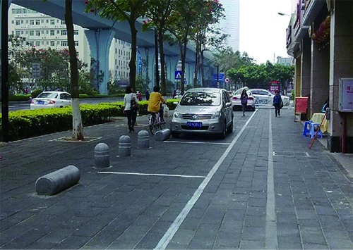 Parking lot pavement application