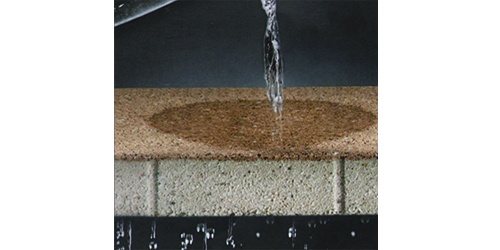 Introduction of water permeable brick
